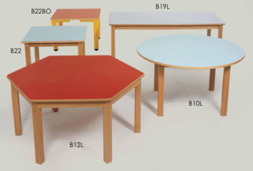 Foto 06: Art. B12L, B22, B22BO, B19L, B10L - Tavoli vari in legno